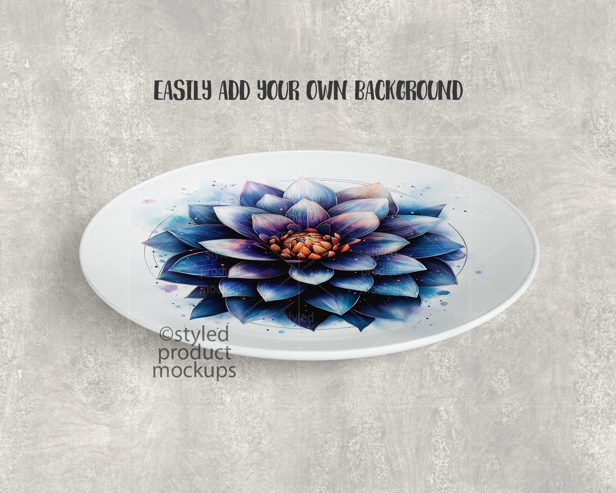 Decoplate Angled Plate Mockup