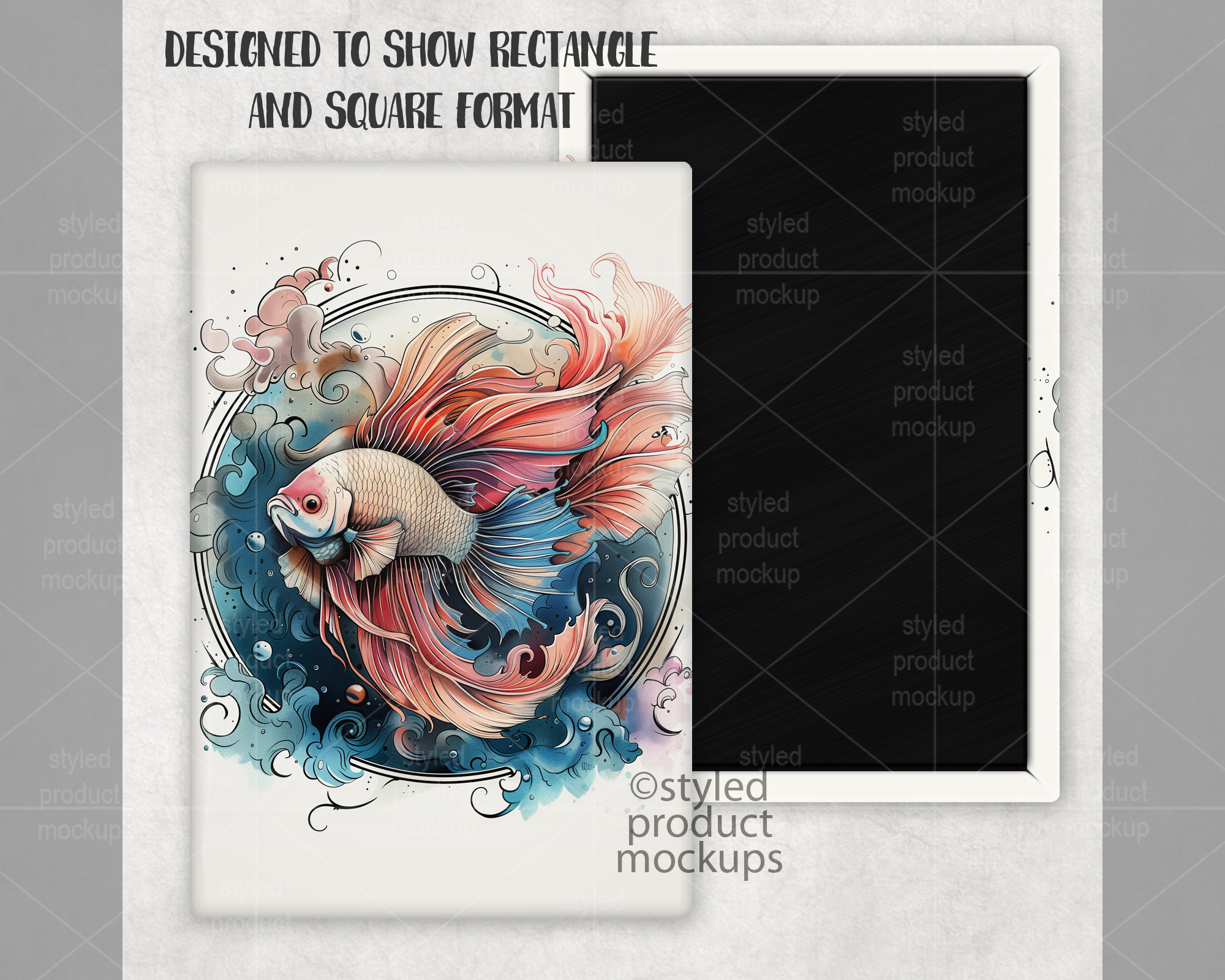 2x3 Vertical Magnet Mockup