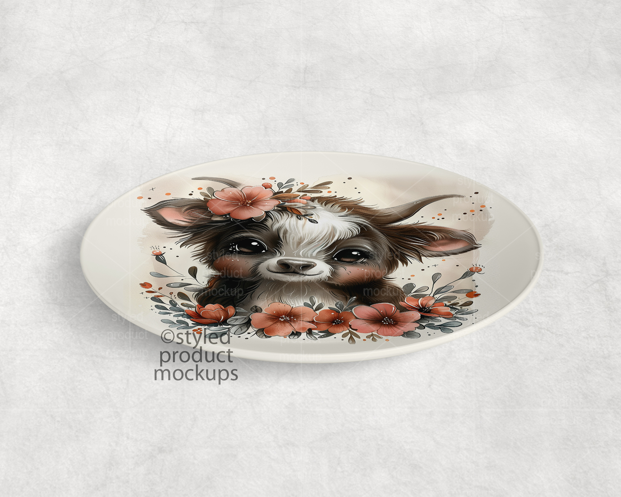 Decoplate Angled Plate Mockup