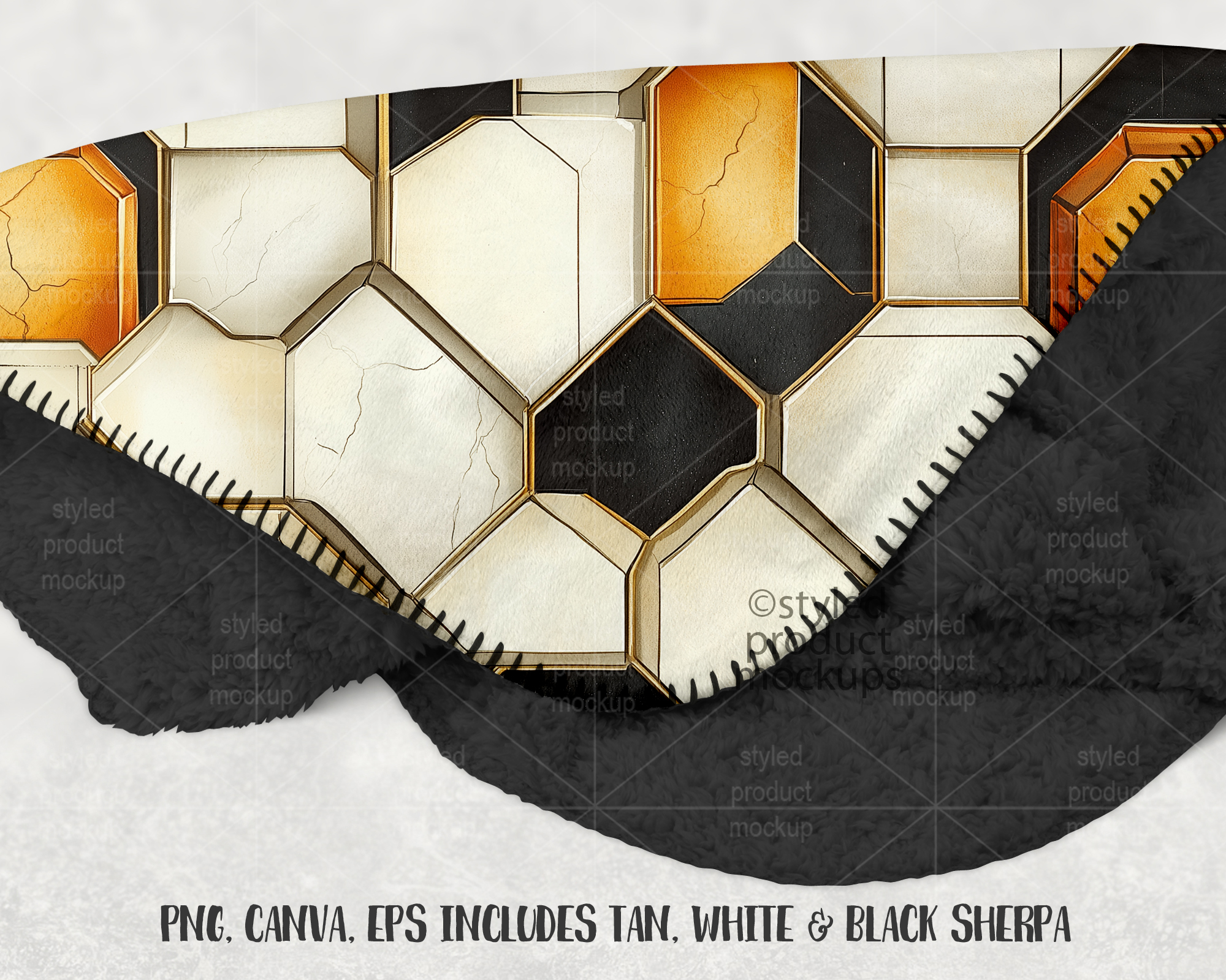 Sherpa Blanket Mockup