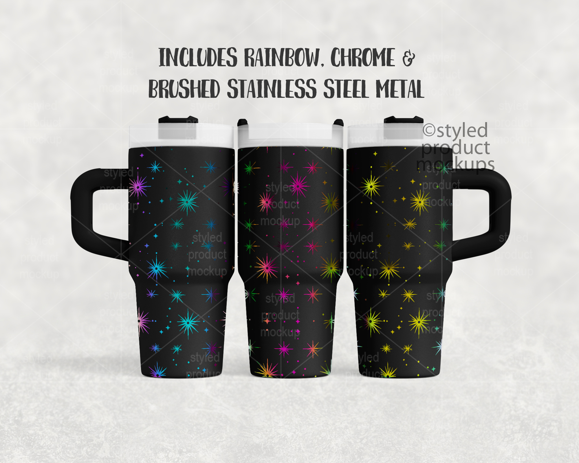14oz Tumbler Mockup for Laser Engraving
