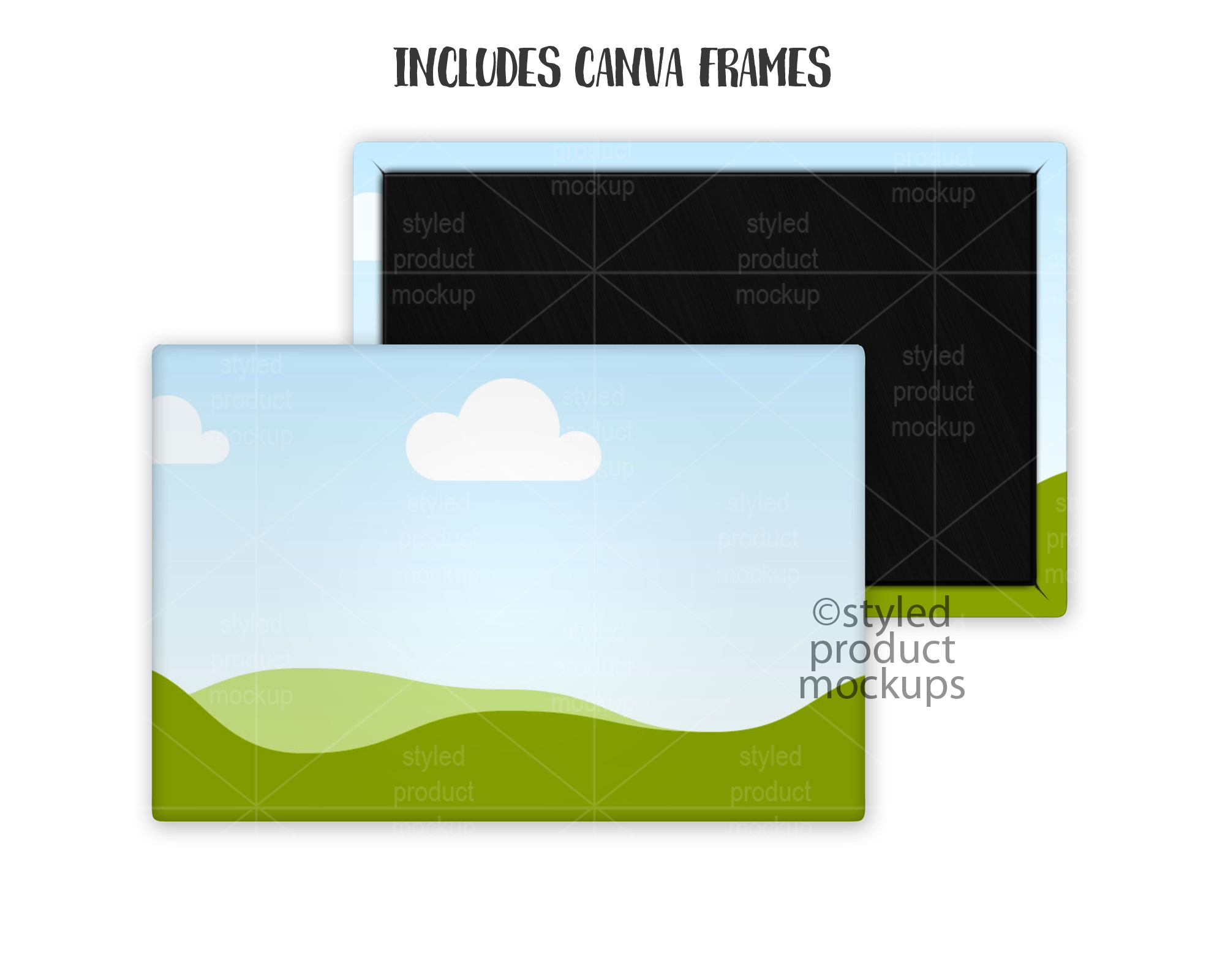 2x3 Horizontal Magnet Mockup