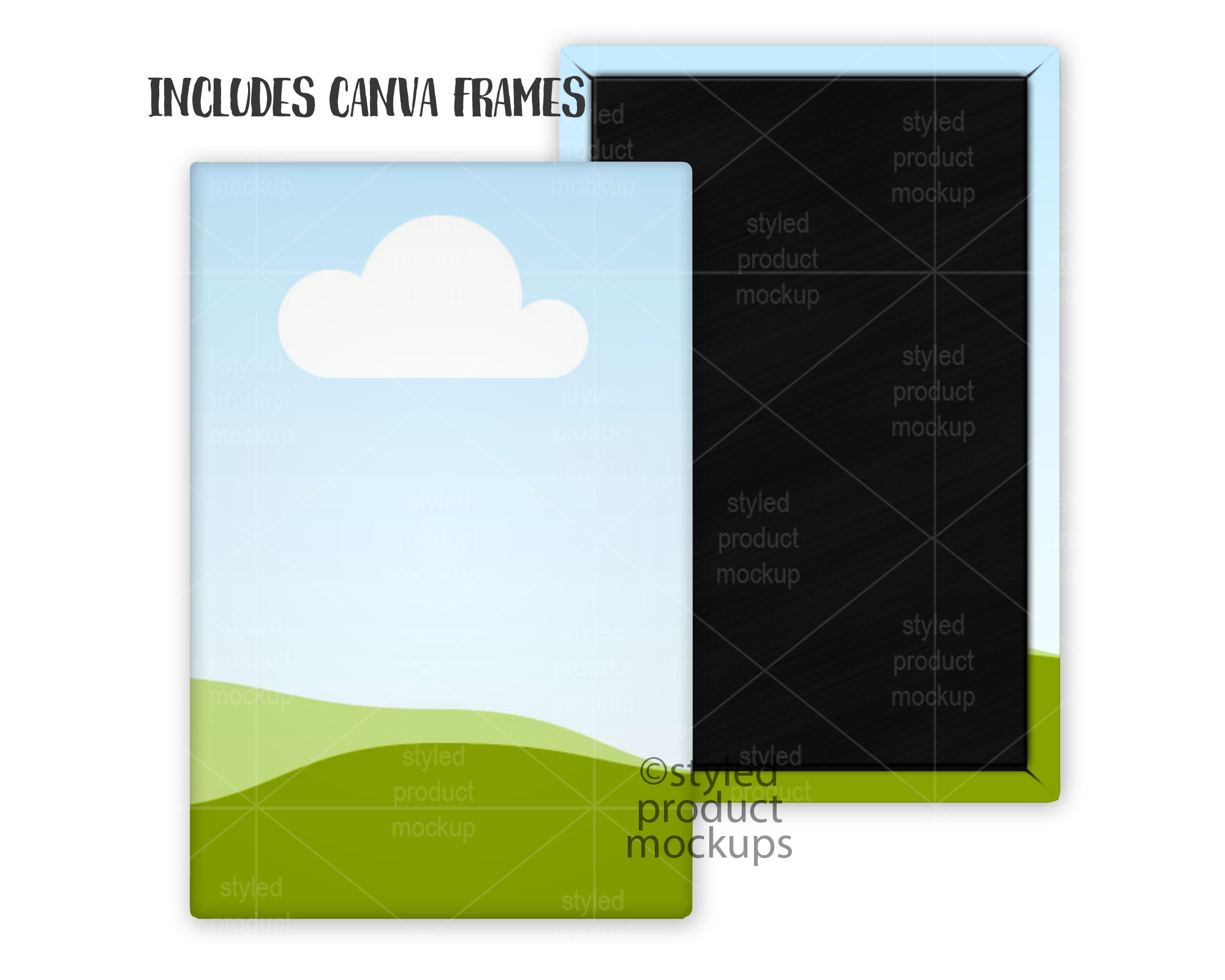 2x3 Vertical Magnet Mockup