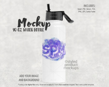 40oz Hydro Tumbler Mockup