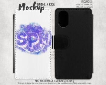 iPhone X Wallet Case Mockup
