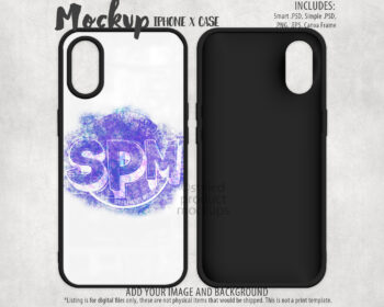 iphone X Case Mockup