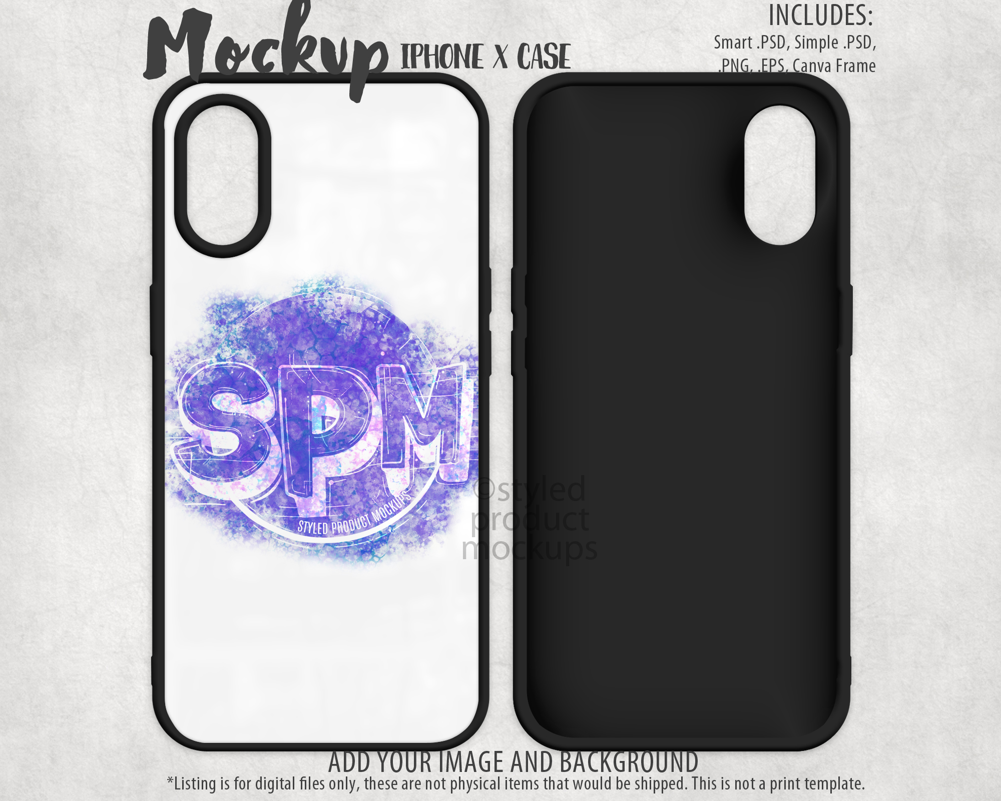 iphone X Case Mockup