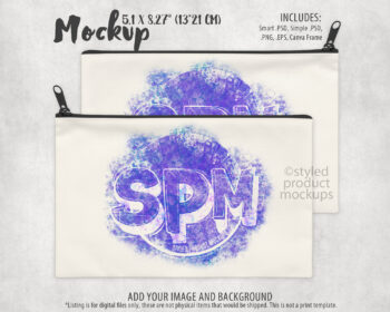 Zipper Bag Mockup