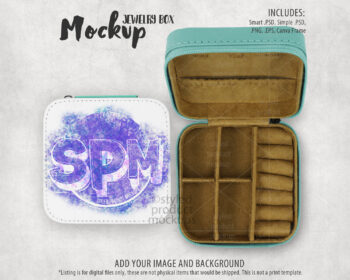 Sublimation Jewelry Box Mockup