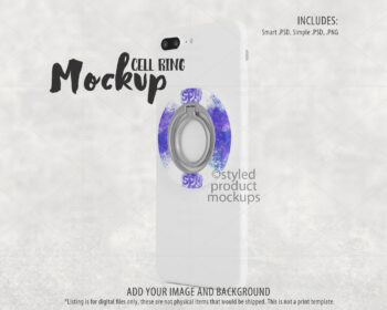 Cell Phone Ring Mockup