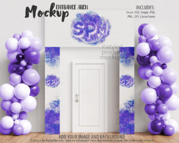 Party Entryway Arch Mockup