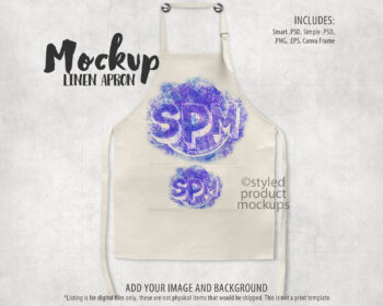 Linen Apron Mockup