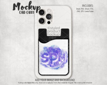 Phone Card Pouch Mockup