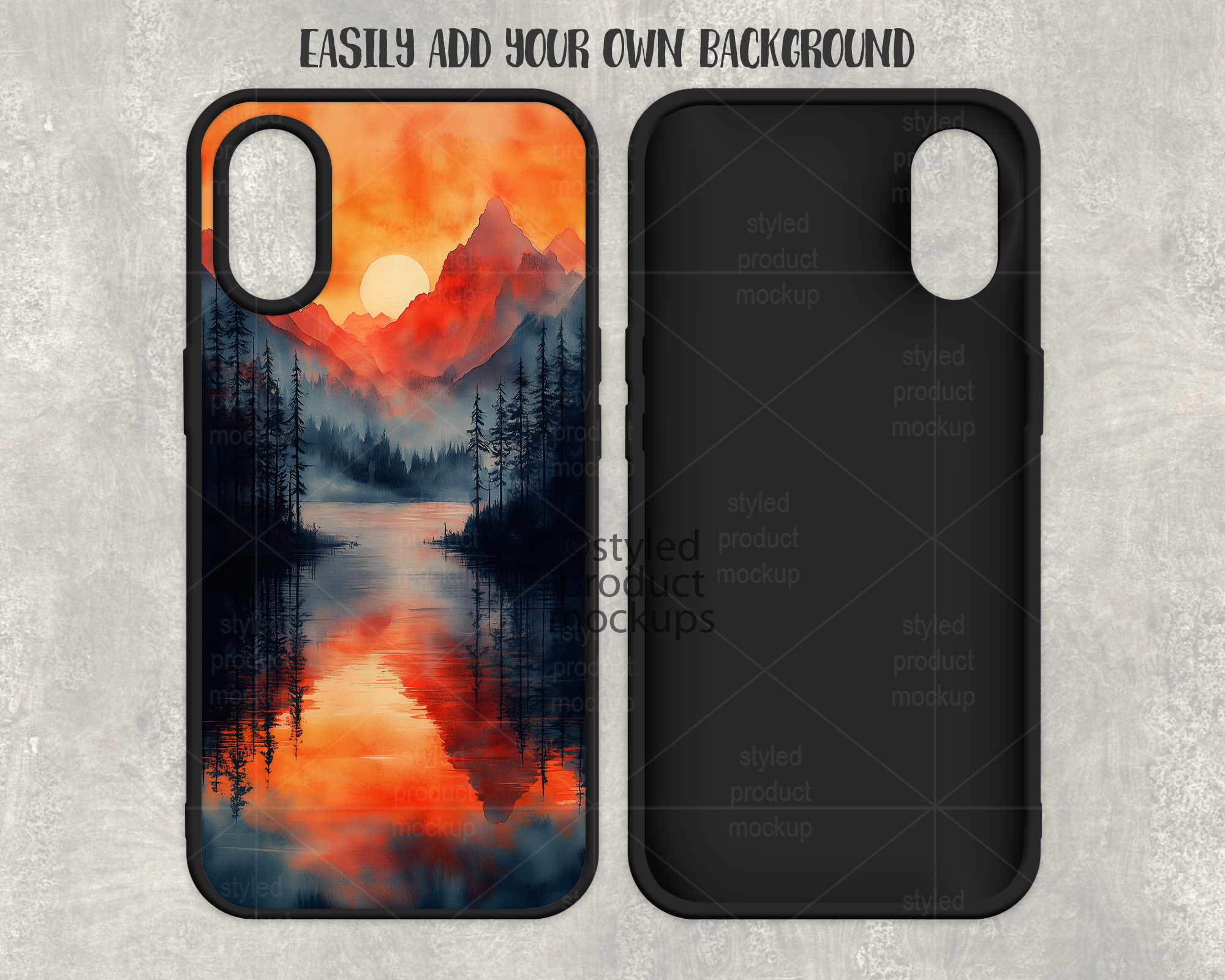 iphone X Case Mockup