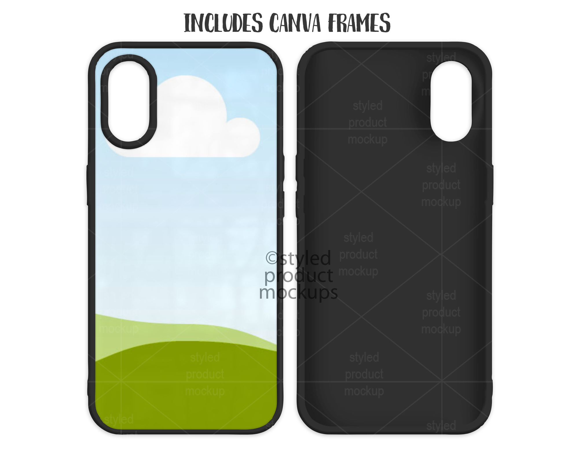 iphone X Case Mockup