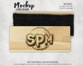 Chalkboard Eraser Mockup