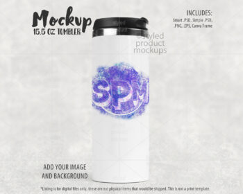 15.5oz Travel Mug Mockup
