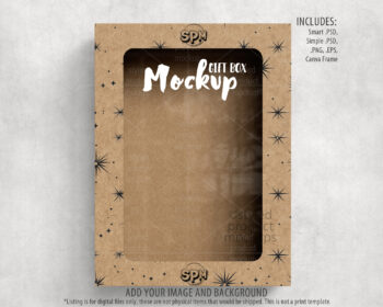 Gift Box Mockup