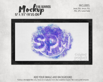 Bar Runner Mat Mockup