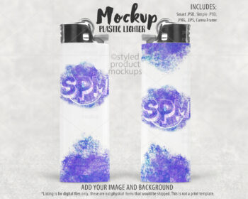 Disposable Lighter Mockup