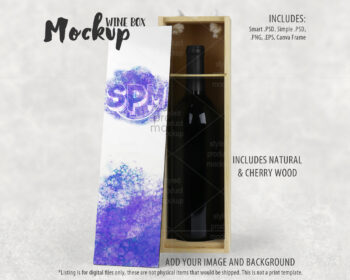 Wine Box Mockup