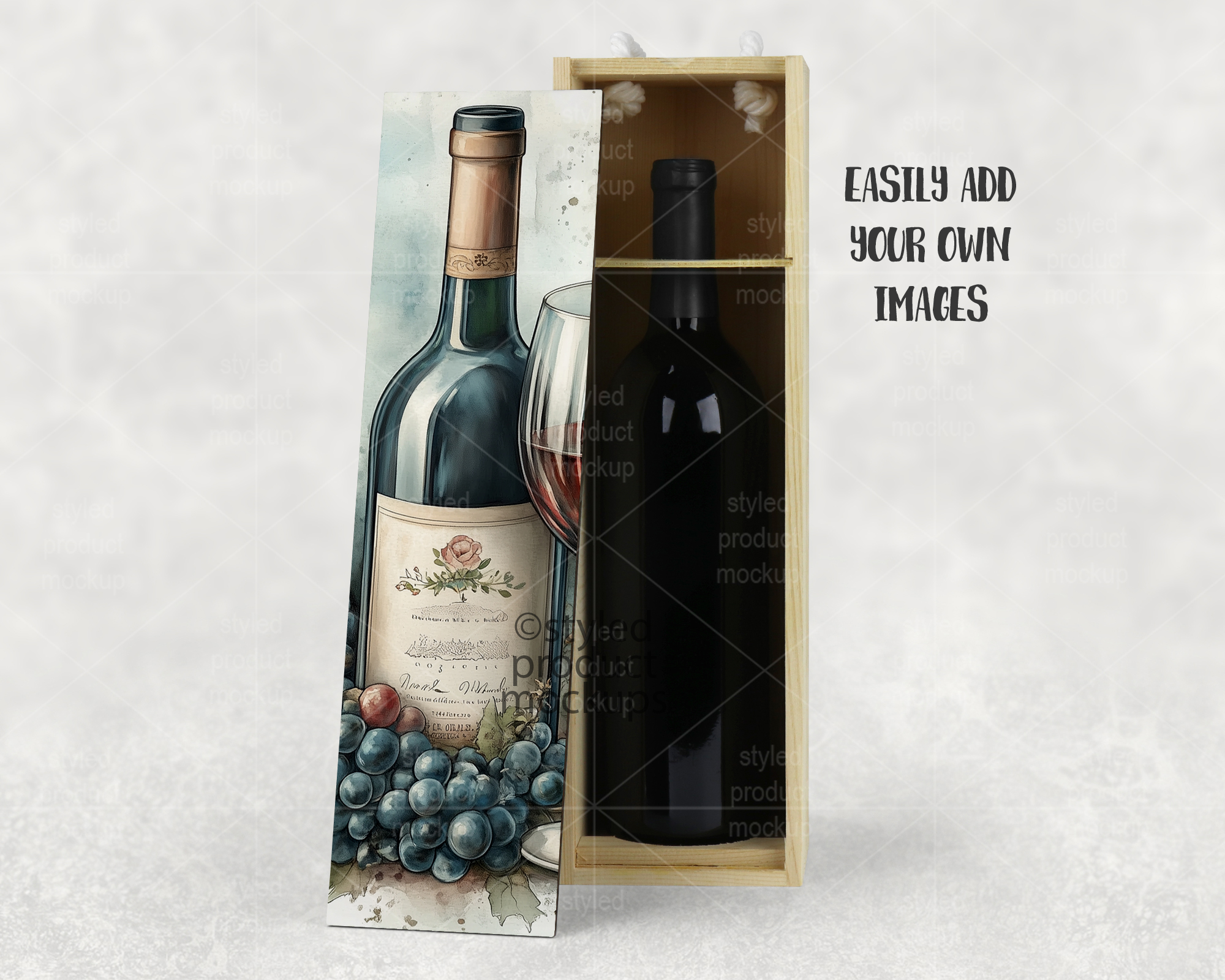 Wine Box Mockup