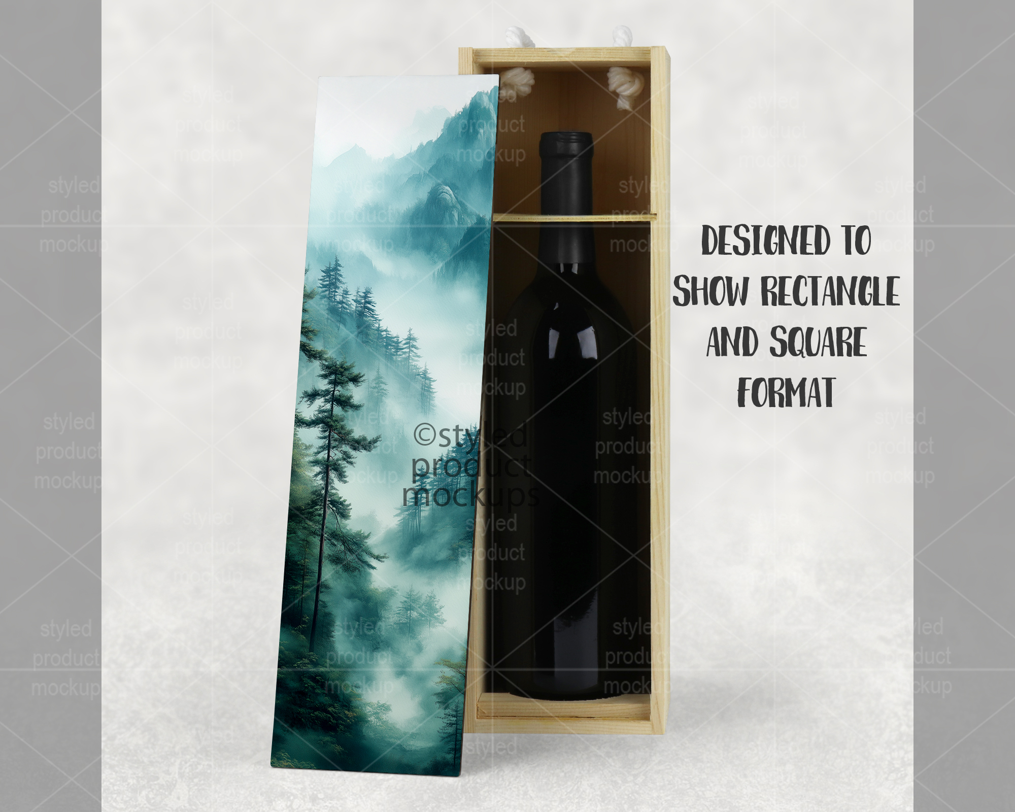 Wine Box Mockup