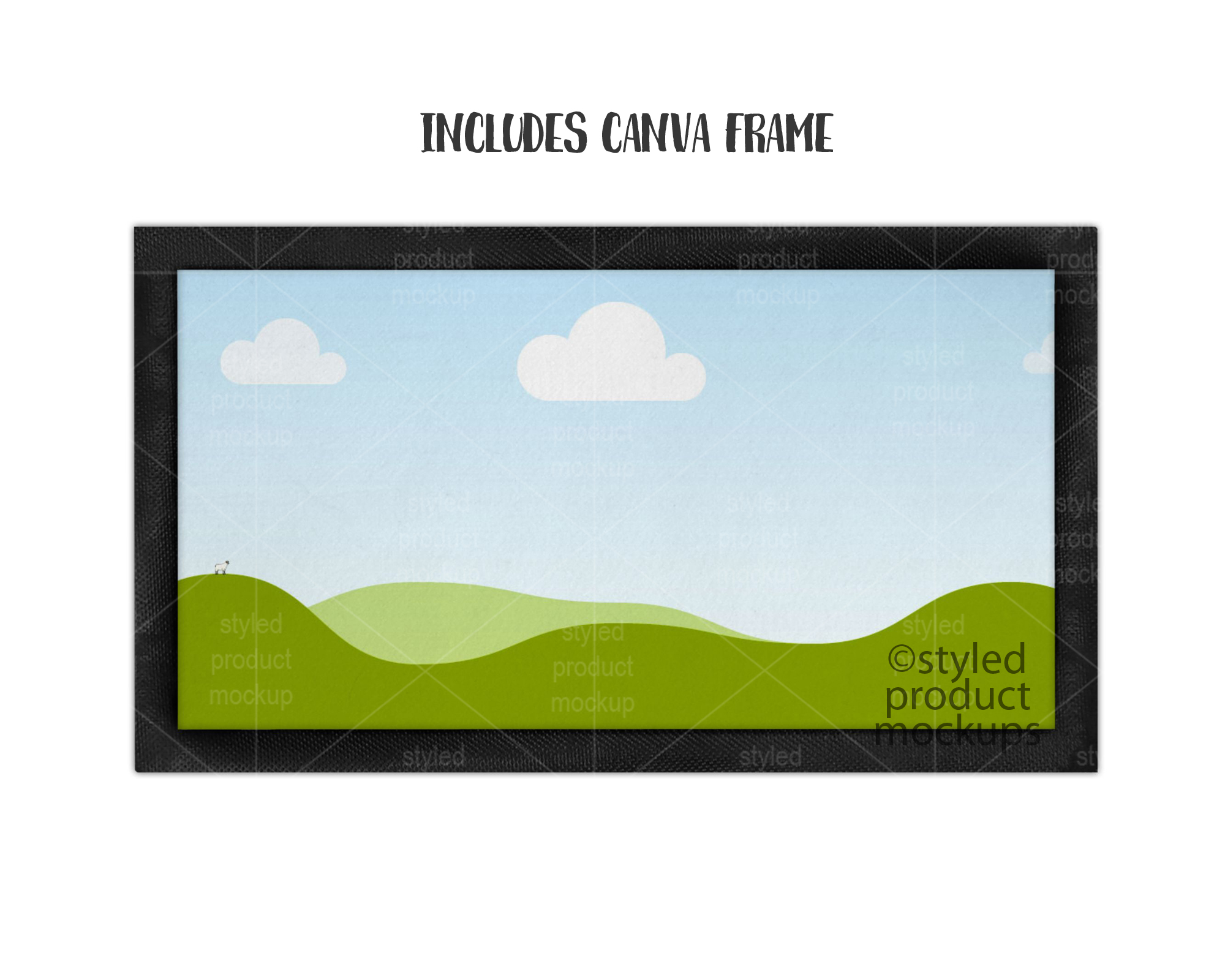 Bar Runner Mat Mockup