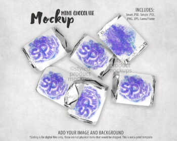 Chocolate Nugget Mockup