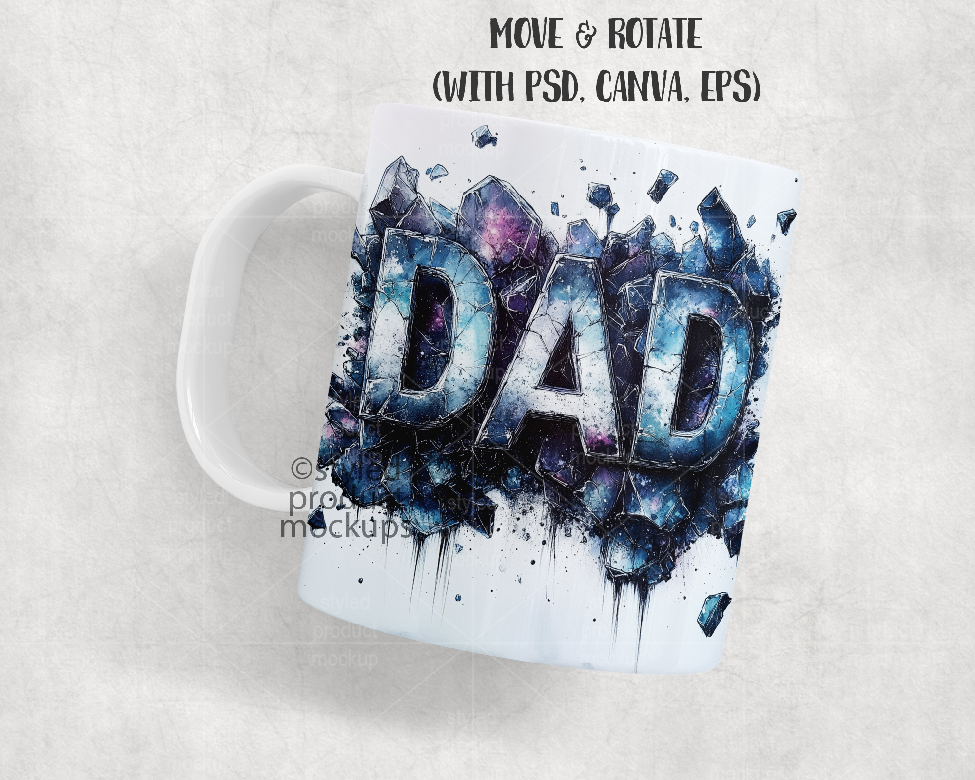11oz Plastic Mug Mockup