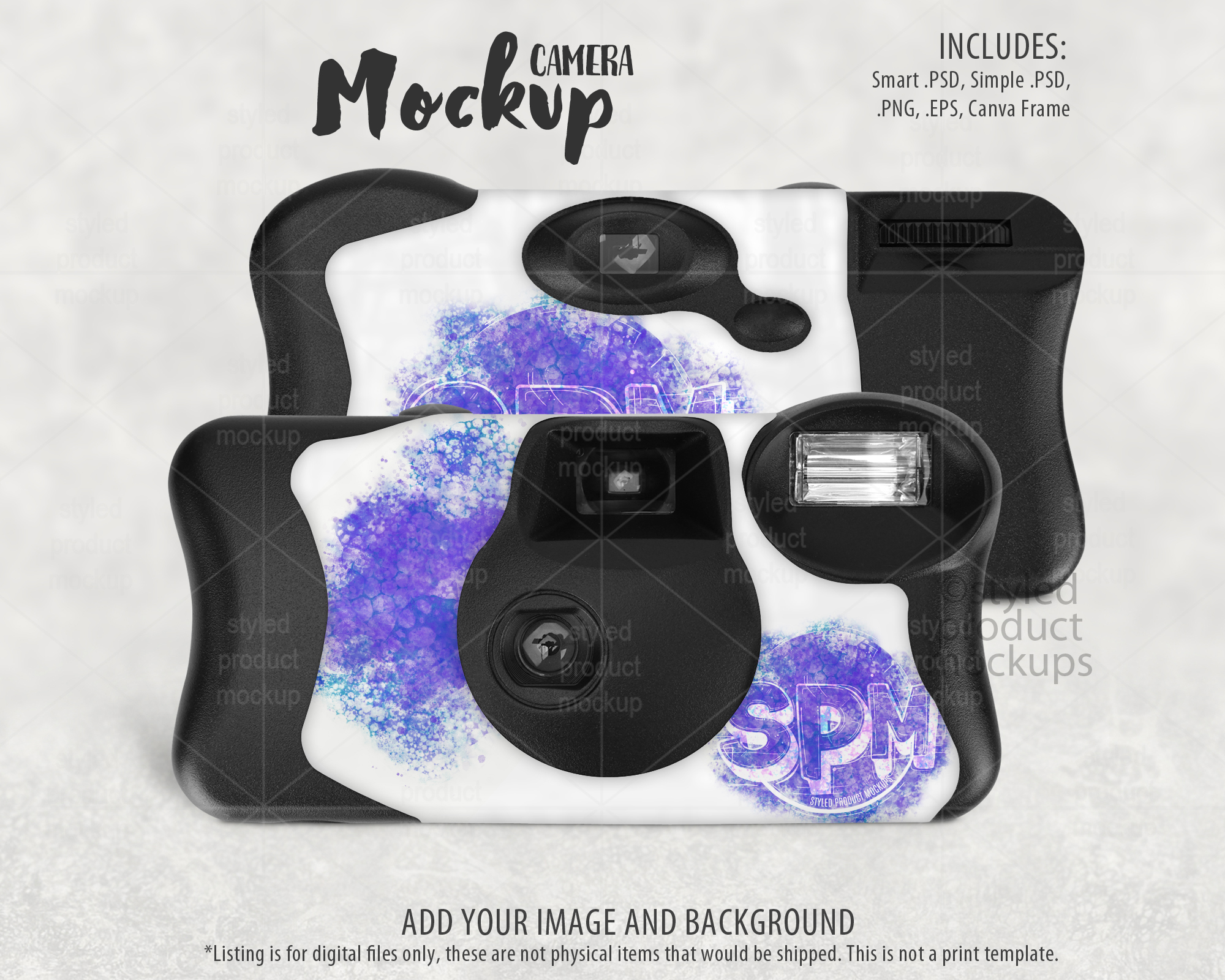 Disposable Camera Mockup