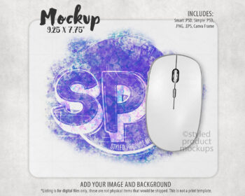 Rectangle Mousepad Mockup