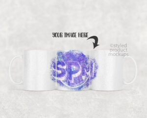 11oz Glitter Mug Mockup