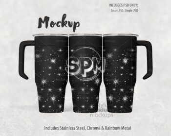 30oz Laser Tumbler Mockup