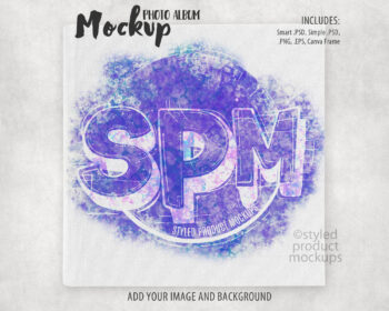 Fabric Photo Album Mockup