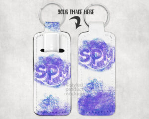 Skinny Lip Balm Holder Mockup