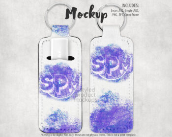 Skinny Lip Balm Holder Mockup