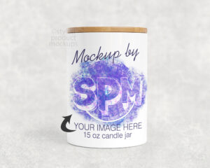 15oz Ceramic Candle Jar Mockup