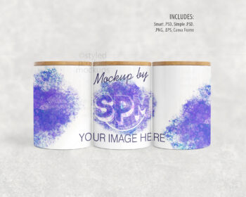 15oz Ceramic Jar Mockup