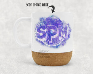 15oz Cork Mug Mockup