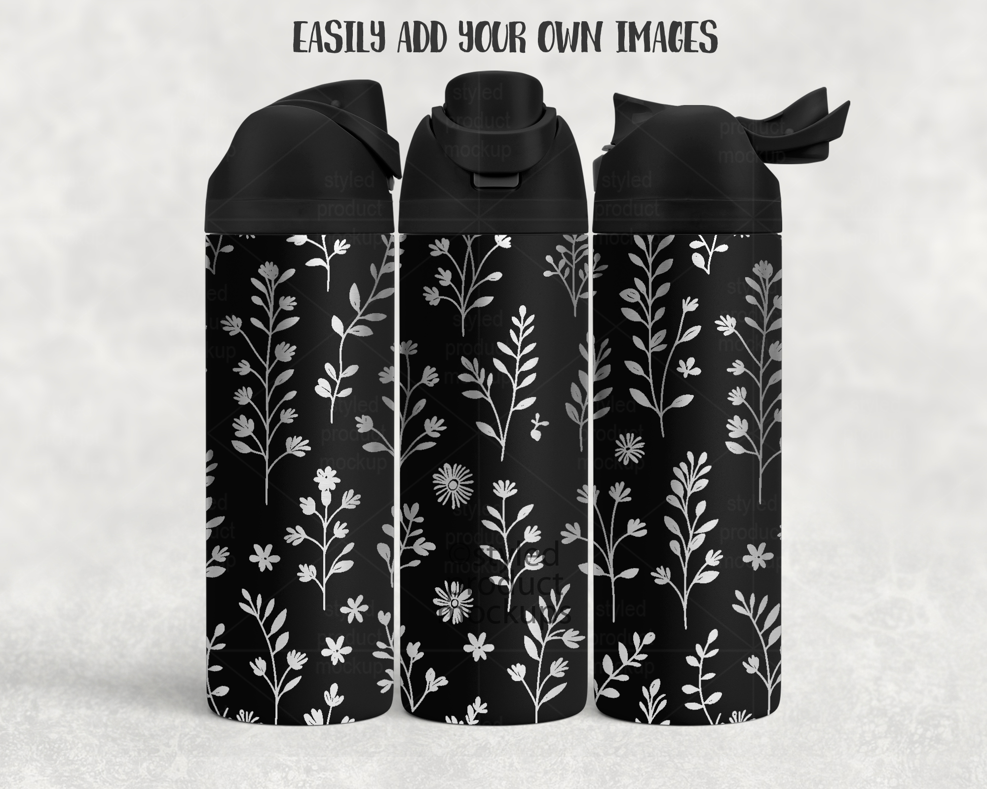 24oz Laser Tumbler Mockup