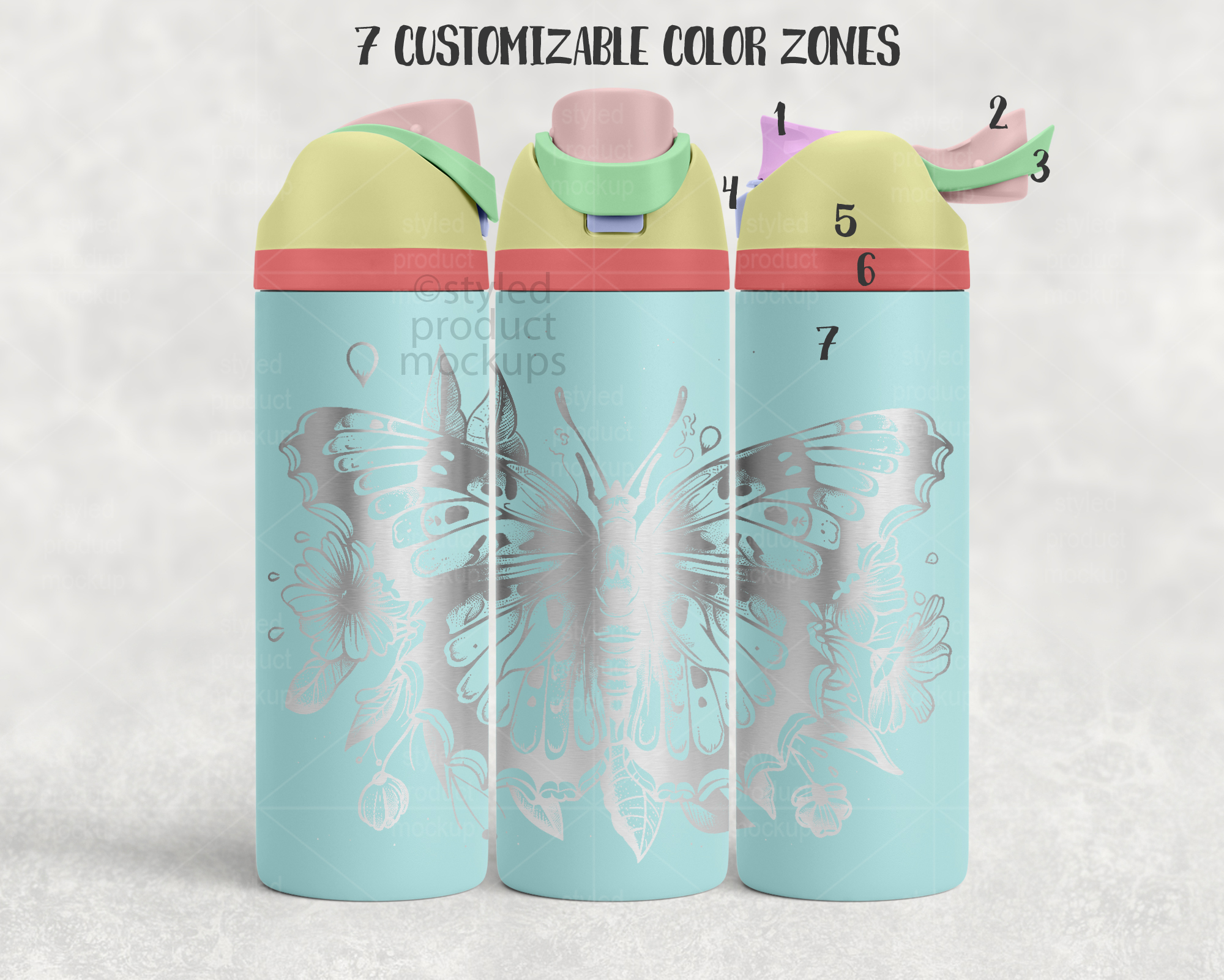 24oz Laser Tumbler Mockup