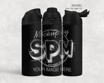 24oz Laser Tumbler Mockup