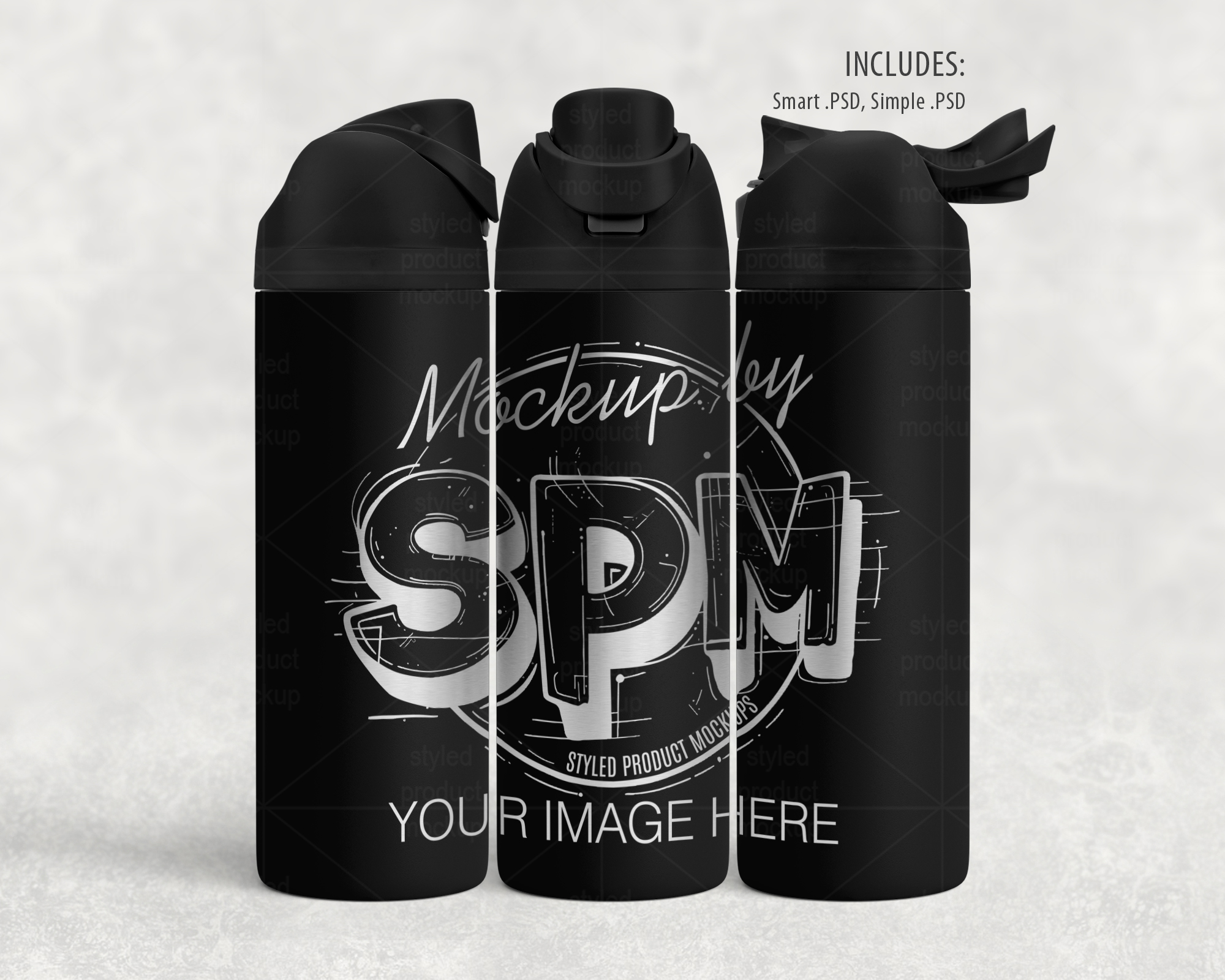 24oz Laser Tumbler Mockup