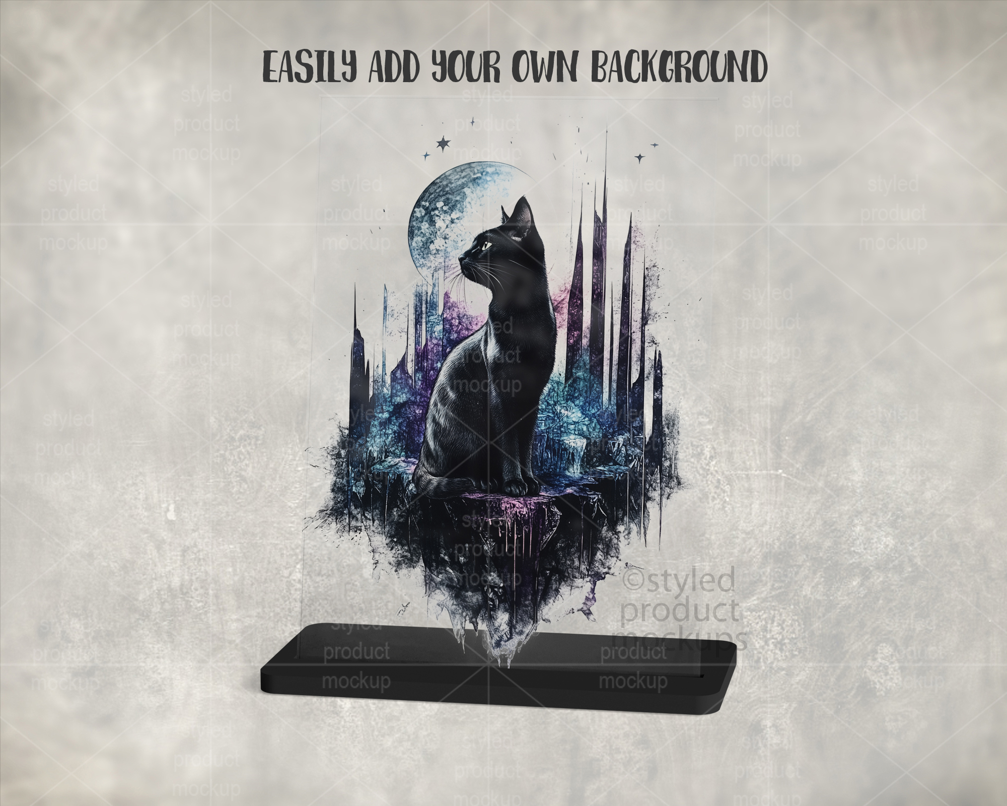 A5 Acrylic Panel Mockup