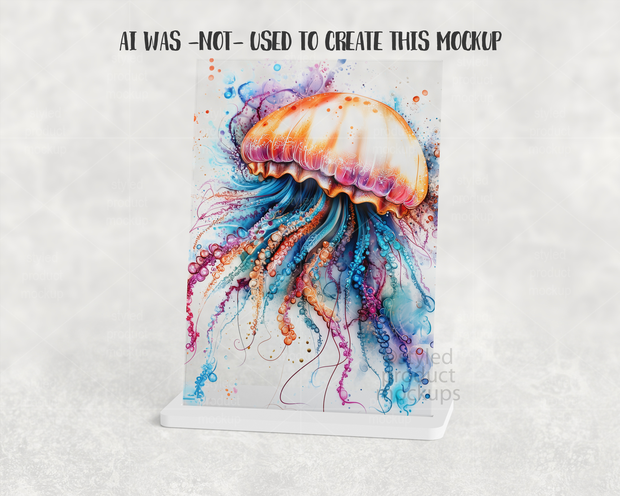 A5 Acrylic Panel Mockup