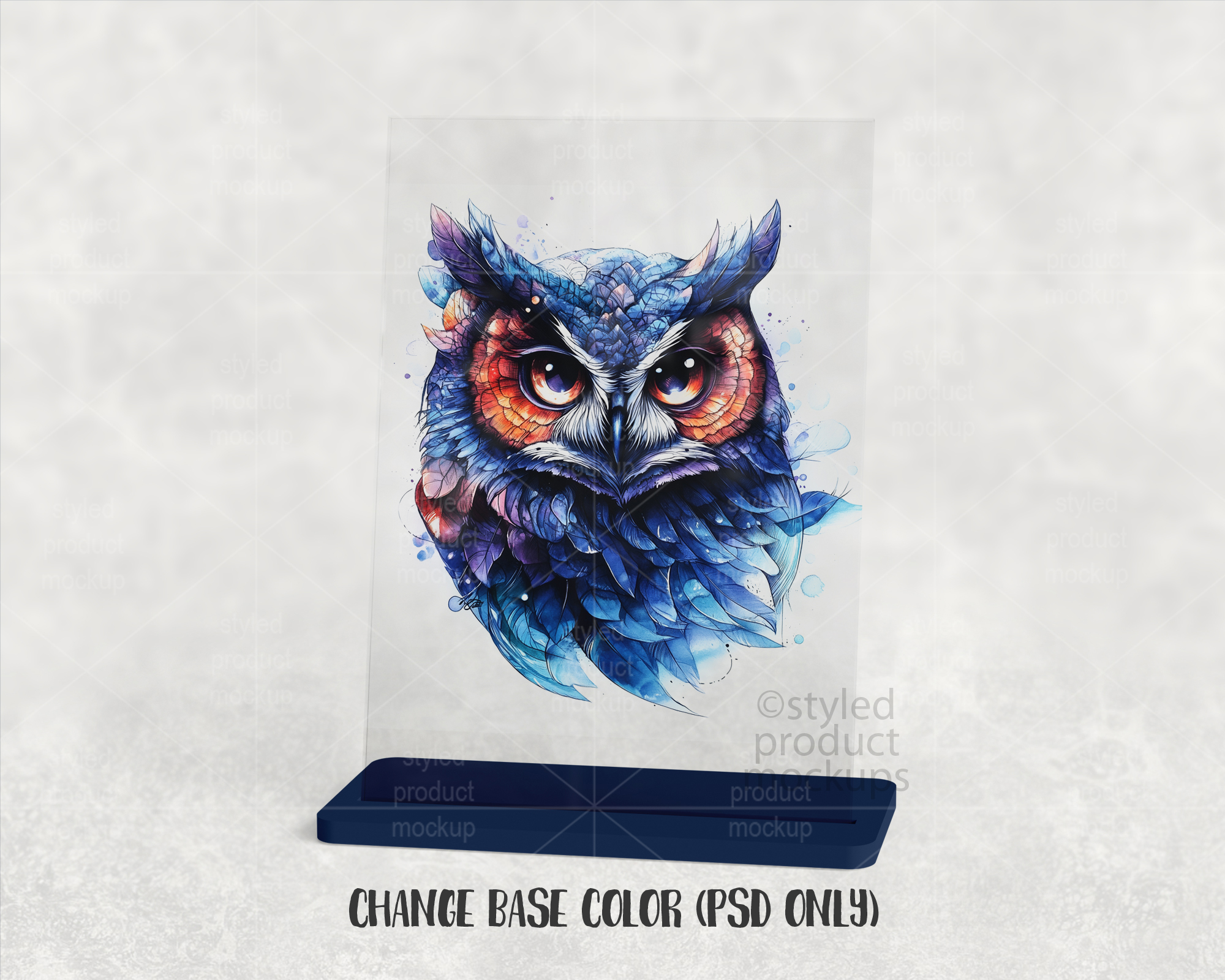 A5 Acrylic Panel Mockup