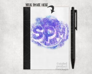 Mini Composition Notebook Mockup