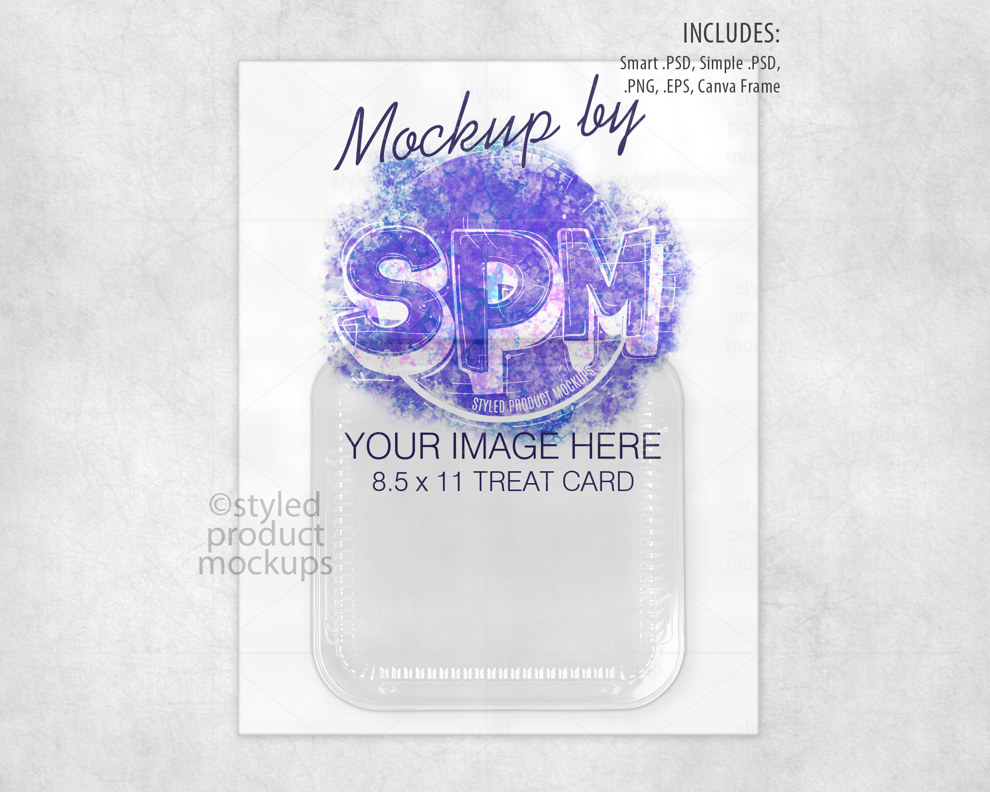 Jumbo Treat Card Mockup