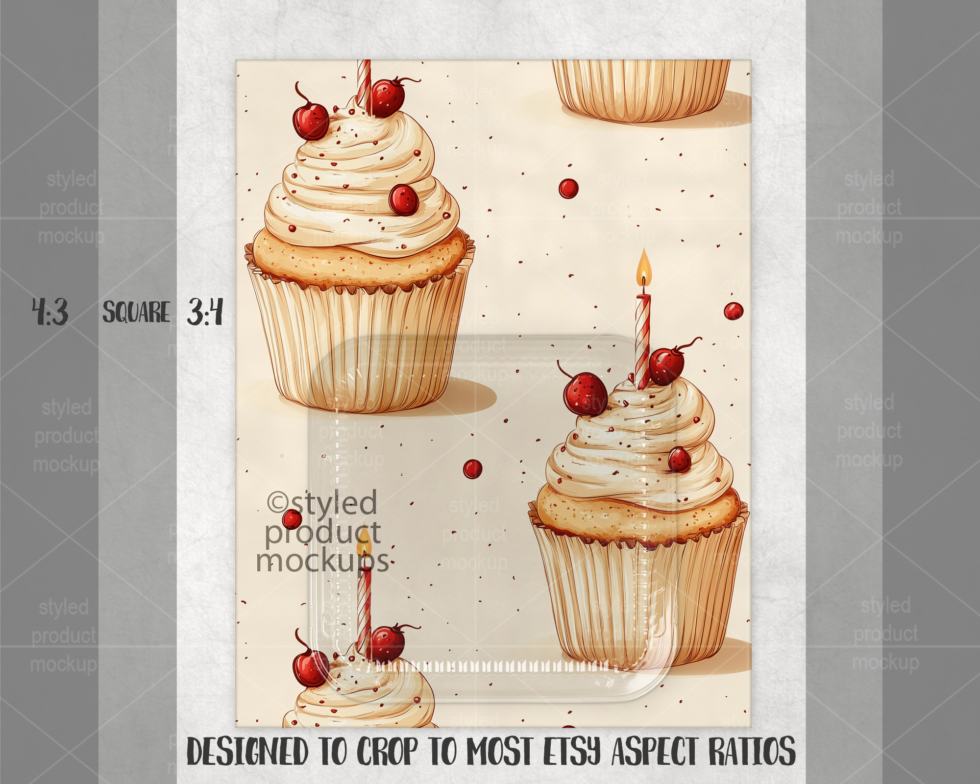 Jumbo Treat Card Mockup